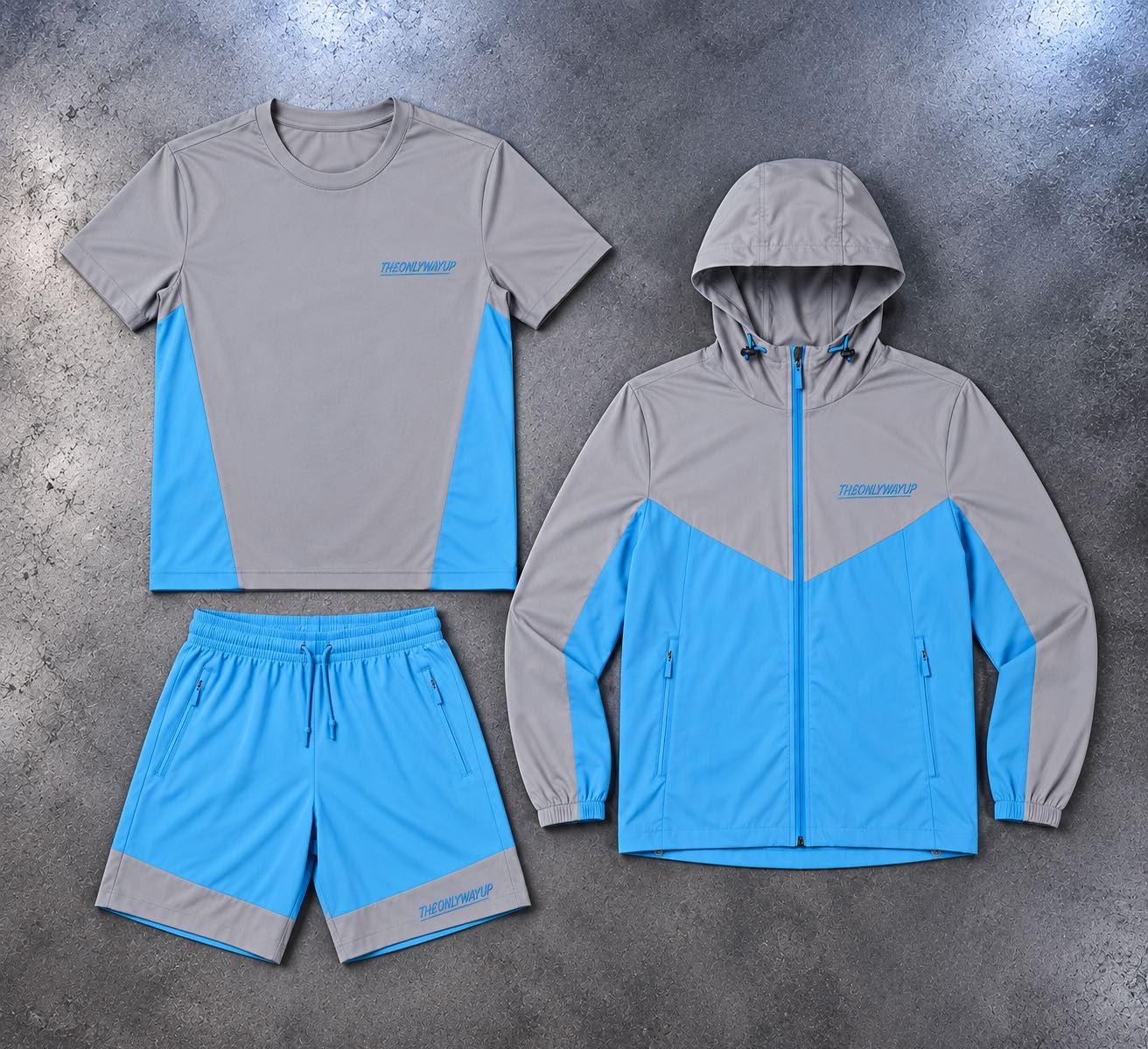 Panel Collection in Blue / Grey
